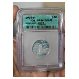 ICG Graded 2001-S Silver Quarter