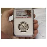 NGC Graded 2018 - S Silver Quarter