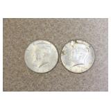 Lot of 2 Kennedy Halves