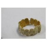 A Carved Bone Bracelet