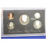 A 1998 US Mint Silver Proof Set