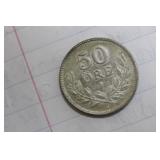 1935 50 ore Sweden Silver Coin