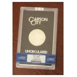 A Rare 1884-CC Morgan Silver Dollar