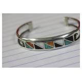 A Sterling Enamel Bracelet