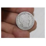 1899 Barber Silver Quarter