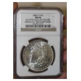 NGC Graded 1885-O Morgan Silver Dollar