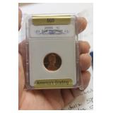 Graded 2005-S Penny