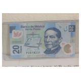 Mexico 20 Pesos Bank Note