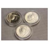 Lot of 3 1986 Liberty Coins