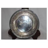 A Silverplated Saucer