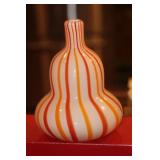 Gourd Shape Art Glass Vase