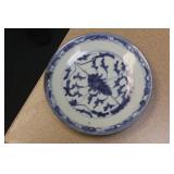 Antique Chinese Blue and White Plate