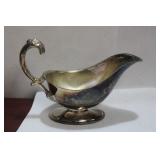 A Silverplated Gravy Bowl