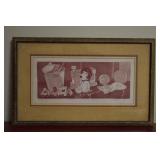 Don Gilbert Puff Art Lithograph