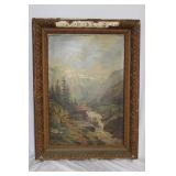 An Antique 19th Century Oil on Canvas