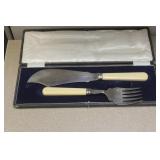 Silver plate serving set