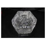 A Vintage Cut Glass Ashtray