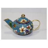 A Small Chinese Cloisonne Teapot