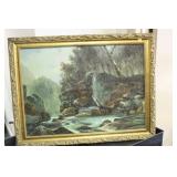 An Oil on Canvas - Signed H. Barnes