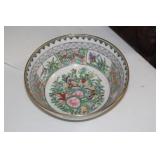 Decorative Chinese Rose Medalliion Bowl