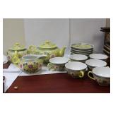 A Yellow Imperial Chinese Teaset