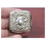 A Silverplated Ornate Trinket Box