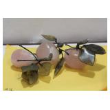 Lot of 3 Chinese Jade and Quartz Fruits