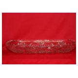 A Pressed Glass Oblong Plate