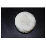 A Jade or Similar Hardstone Trinket Box