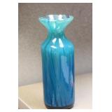 Signed Molina Art Glass Vase