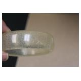 Wide Lucite Bangle Bracelet