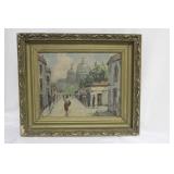 An Antique/Vintage Oil on Board