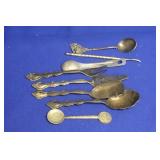 Lot of Silverplated Spoons etc