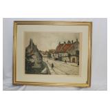 A Vintage Signed Engraving