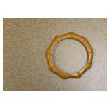 Bakelite Bamboo Style Bangle Bracelet