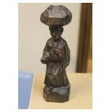 Oriental wooden figure