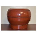 Vintage Chinese Wooden Rice or Food Holder