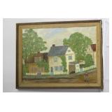 Oil on Board by Leo Hogen