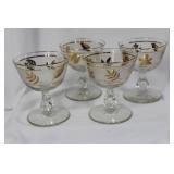 A Retro Libbey Champagne Sherbet Champagne Glasses