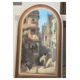 Reproduction Print of Spitzweg on Board