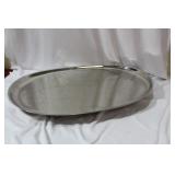 A Silverplated Oval Tray