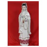 An Antique Signed Chinese Porcelain Kwan Yin