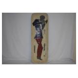 A Hand Painted Italian Long Tray