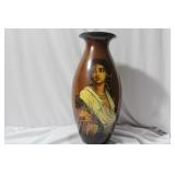 Mettlach Portait Vase