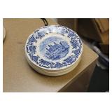 Set of 8 Wedgwood Castle Bread Plates