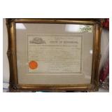 Very Rare Signed Civil War Era Document