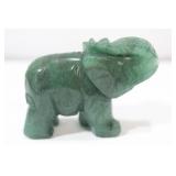 A Vintage Chinese Jade Elephant
