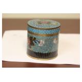 A Chinese Cloisonne Cylinder Container