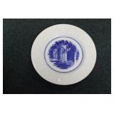 A Wedgwood Amherst College Converse Library Plate