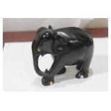 A Woden Elephant Figurine